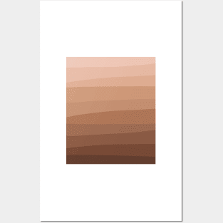 Groovy stripes in Earth Tones  Minimalist Abstract lines  Pattern Posters and Art